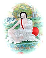 A thangkha of Milarepa from Palpung Monastery