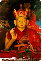 A statue of Chokyi Jungne located in Derge Printing Press